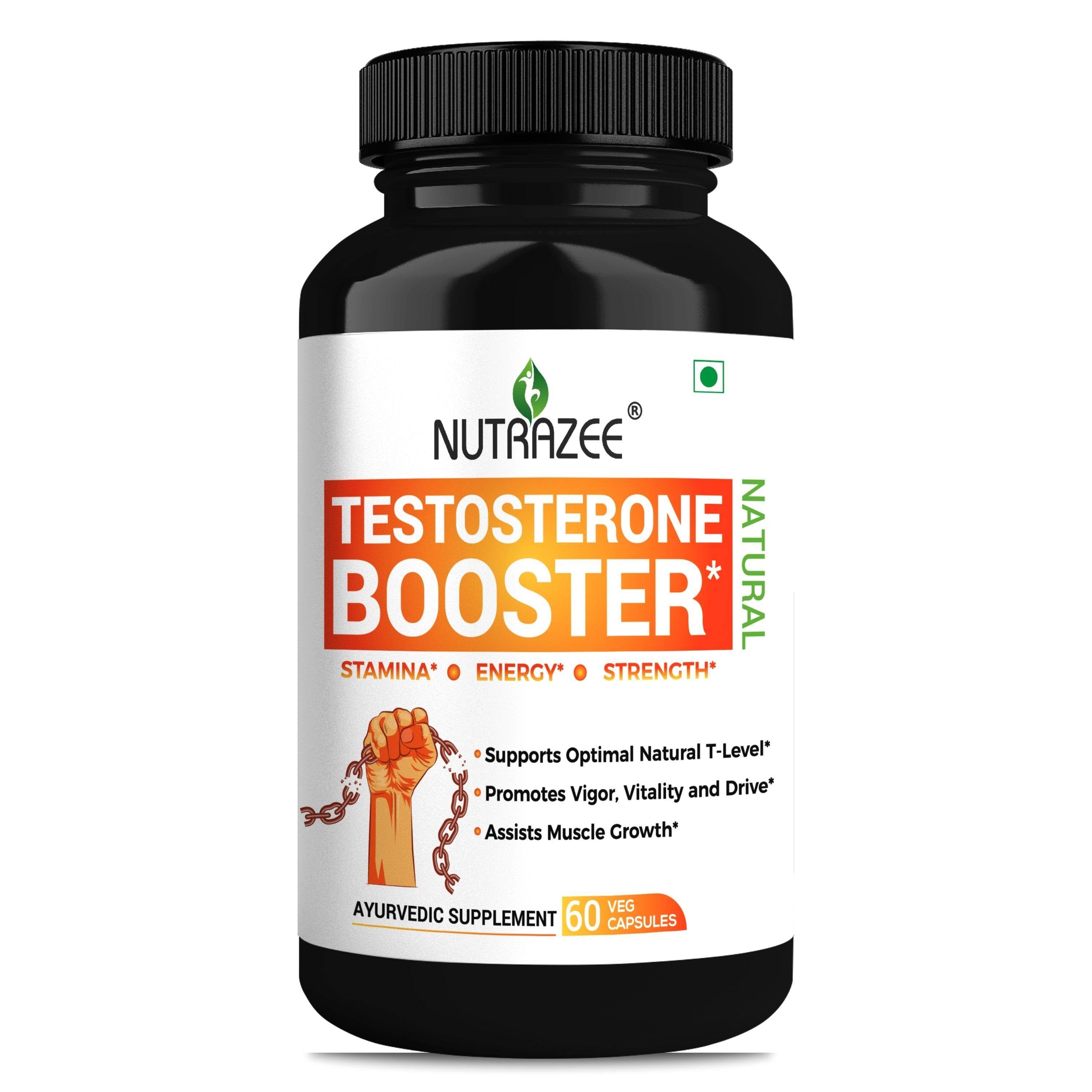 Nutrazee Testosterone Booster, 60 Vegan Capsules