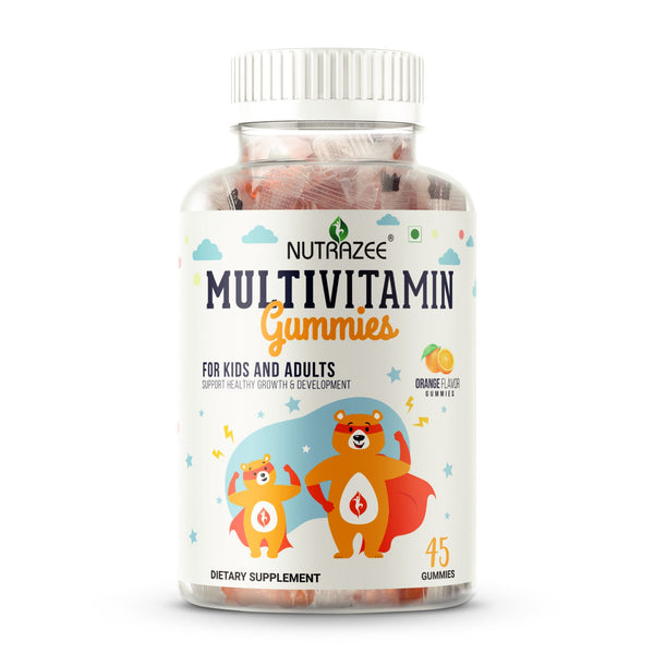 nutrazee vegan multivitamin gummies supplement for kids adults gummy bear vitamin online India