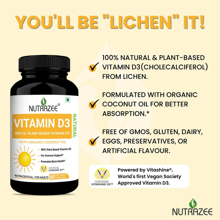 vitamin d from lichen source cholecalciferol vegan vegetarian India