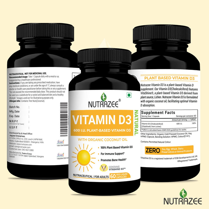 Vegan Vitamin D Supplement Facts
