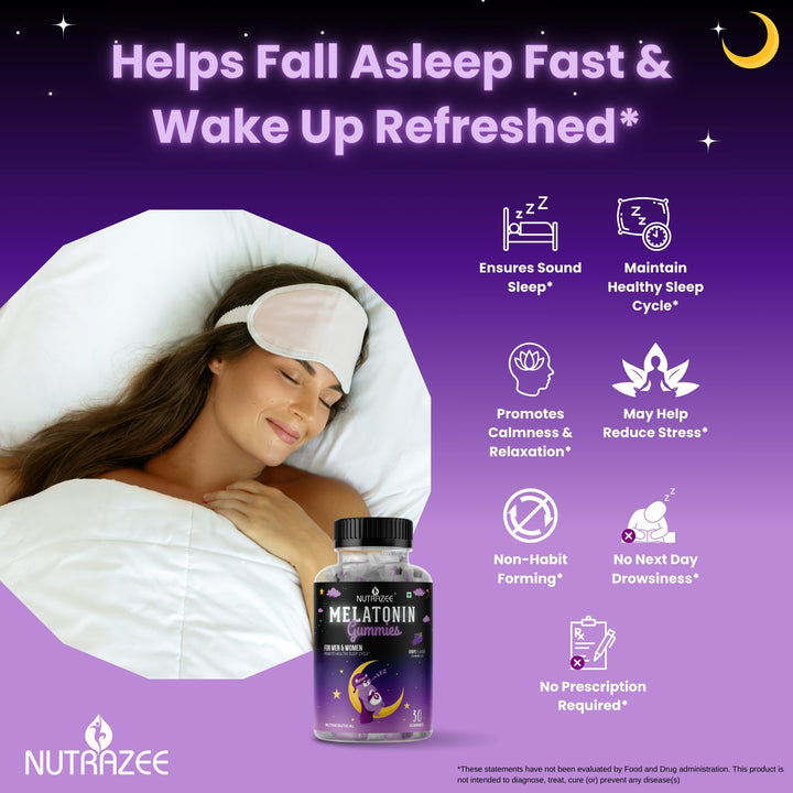 nutrazee melatonin sleep gummies benefits