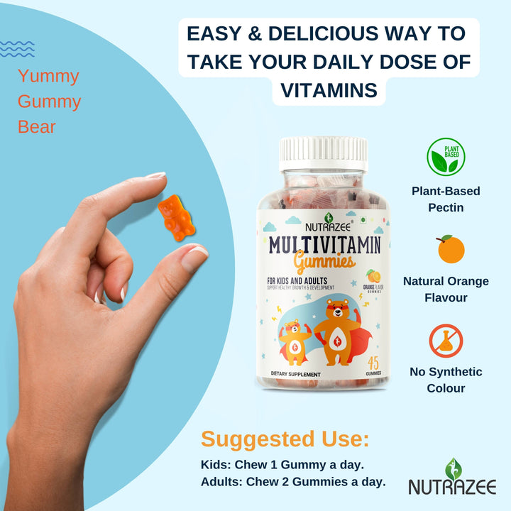 vitamin gummies supplement pectin based for kids men women supplement multivitamin
